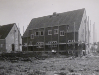 Doppelhaus der Lehrersiedlung, Wietreie 64-66 / Ecke Streekweg (Ende 1920er)