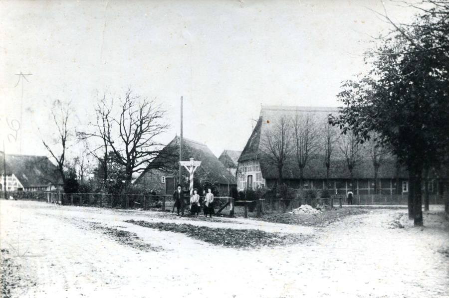 Haupthaus und Scheune der Vollhufe F, Museumsdorf Volksdorf