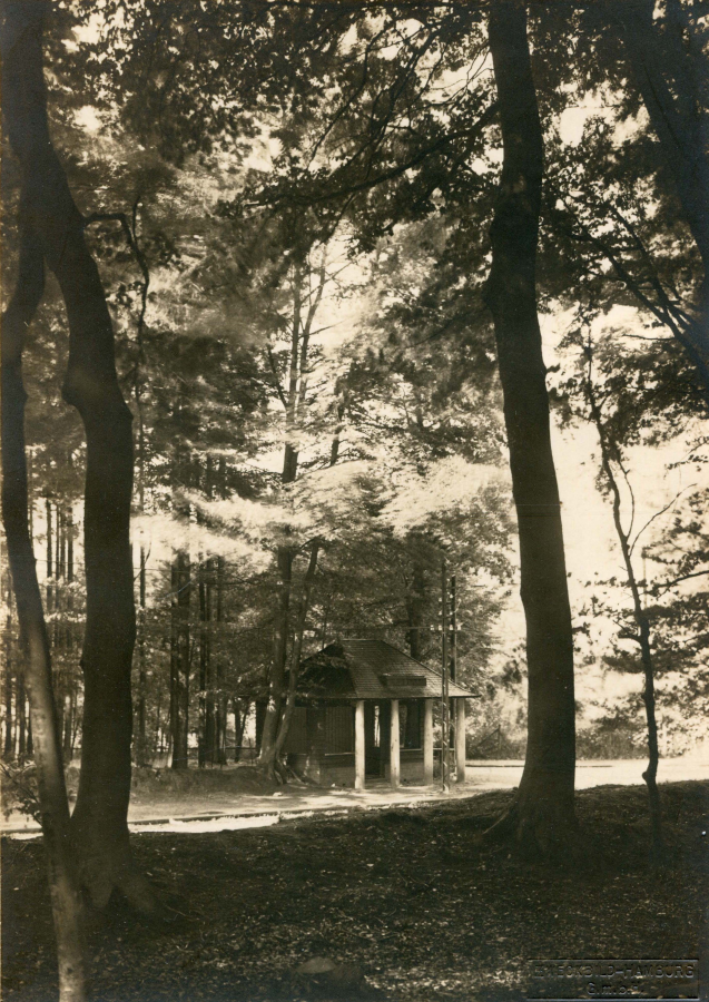 Kleinbahnhaltestelle Sieben Buche, Museumsdorf Volksdorf